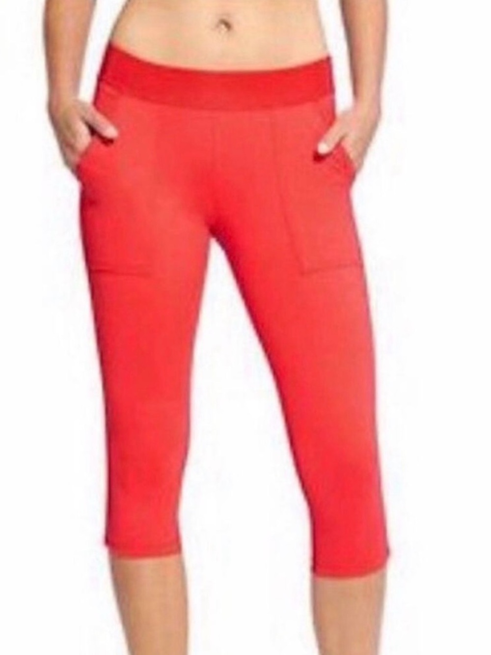 🌺 Derek Lam 10 Crosby x Athleta Coral Capri Leggings